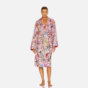Versace Pink Starfish Patterned Robe